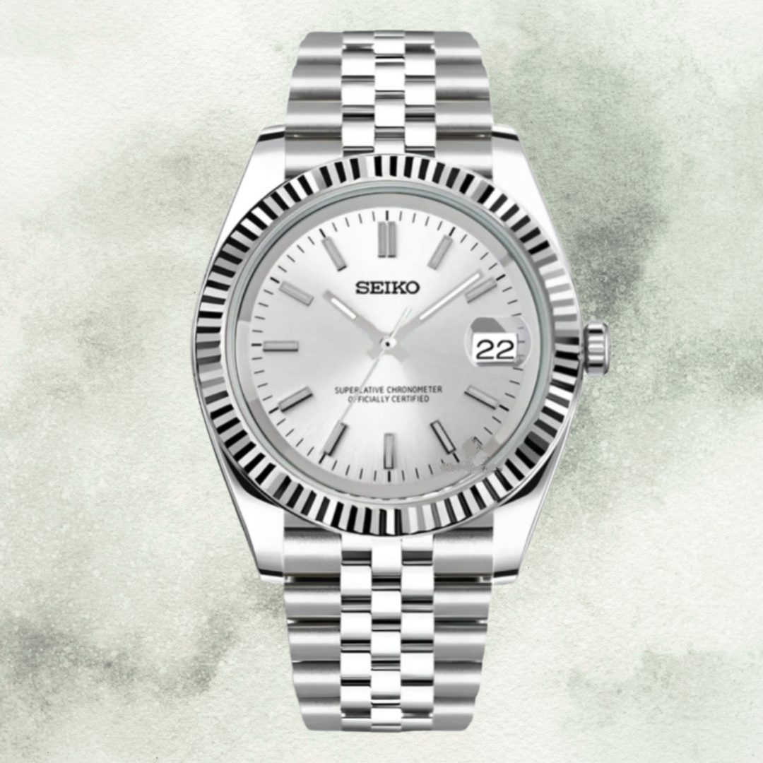 Custom Seiko with White Dial