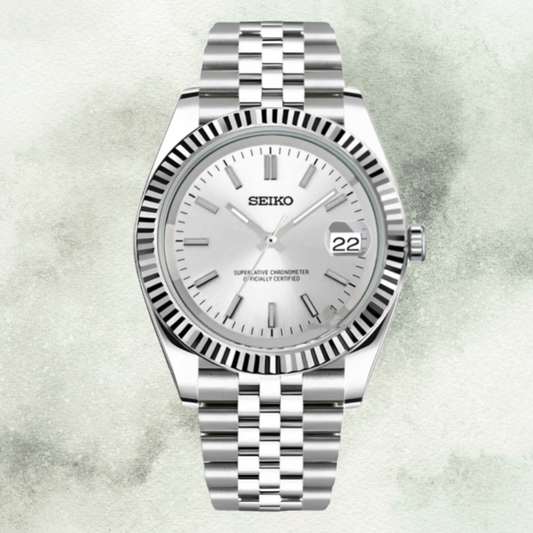 Custom Seiko with White Dial