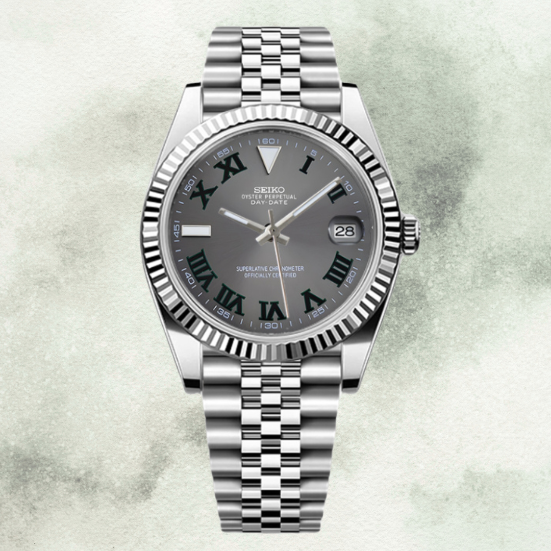 Custom Seiko with Grey Wimbledon Dial