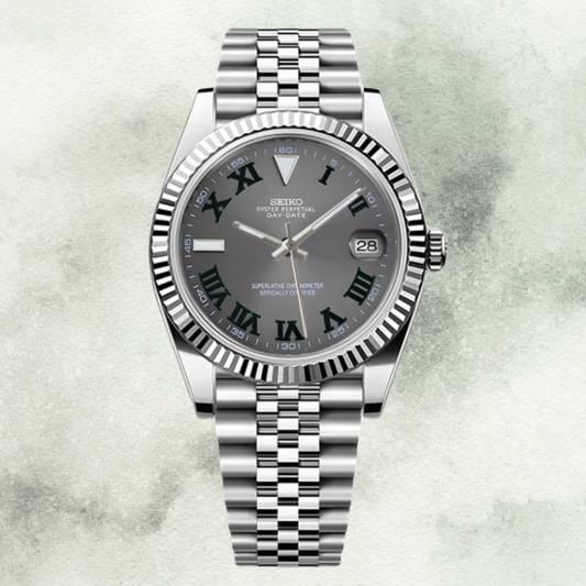Custom Seiko with Grey Wimbledon Dial