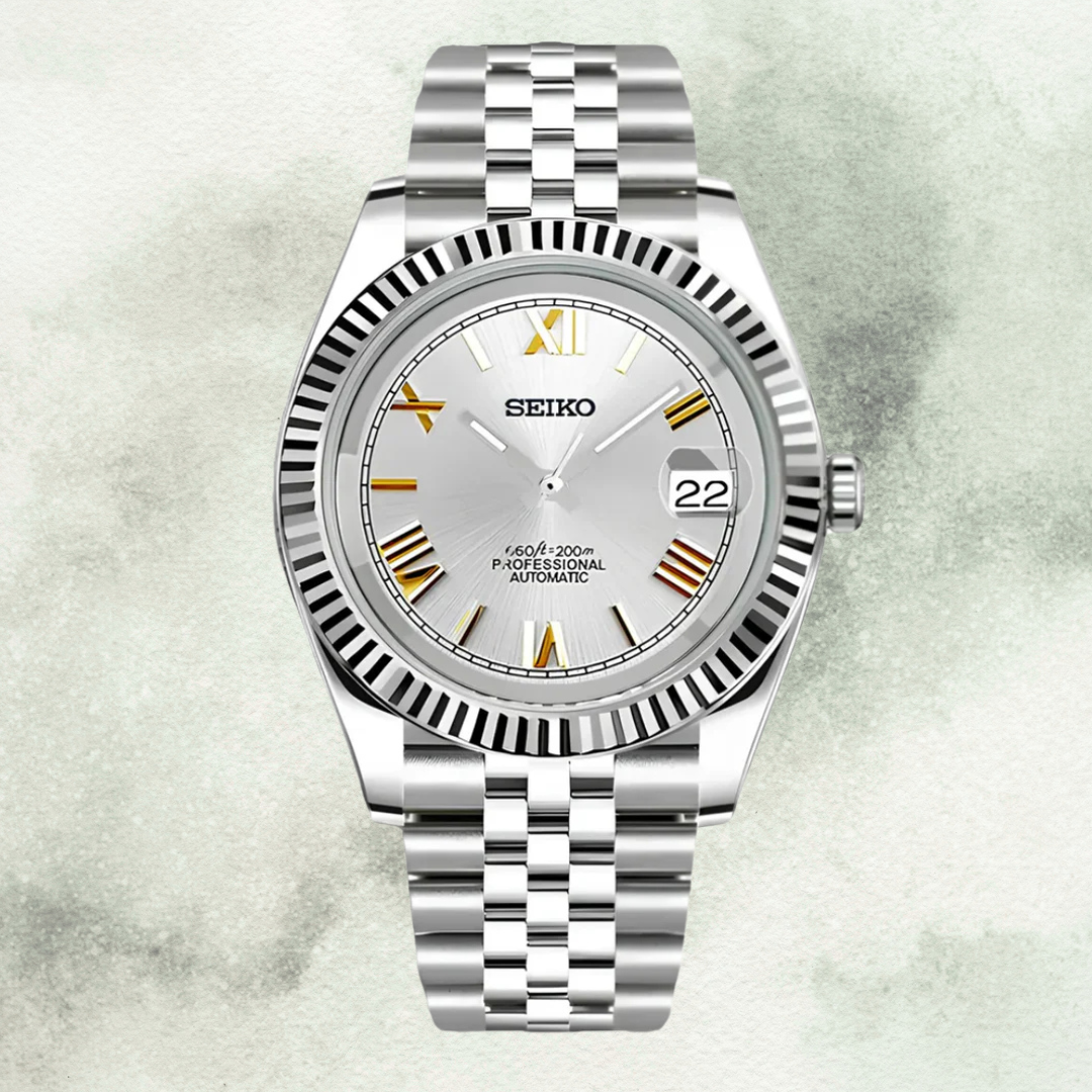 Custom Seiko with Gold Roman Numerals