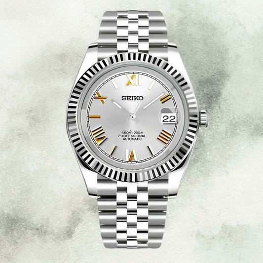 Custom Seiko with Gold Roman Numerals