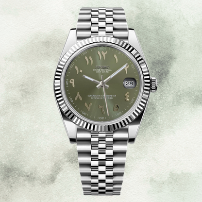 Custom Seiko with Olive Arabic Dial