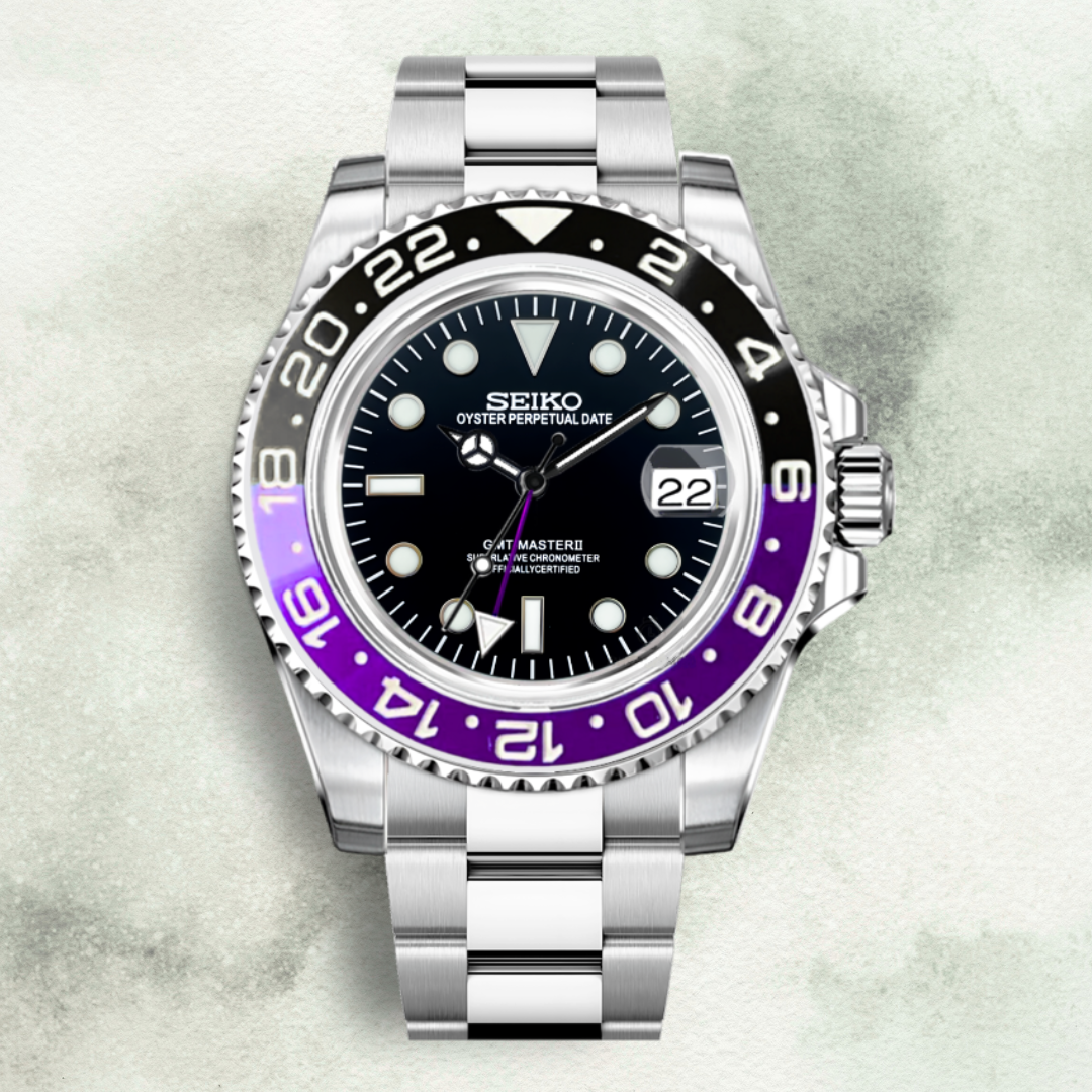 Custom Seiko GMT Purple