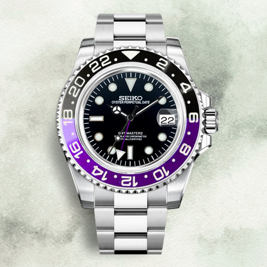 Custom Seiko GMT Purple