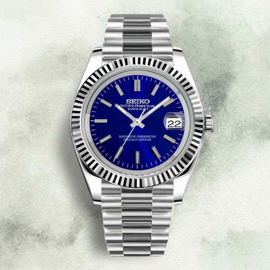 Custom Seiko with Blue Dial